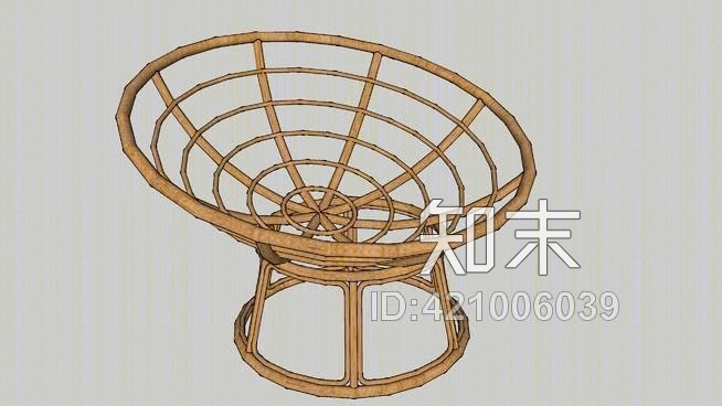 竹椅SU模型下载【ID:421006039】