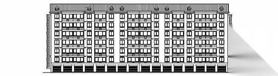 带地下车库的多层住宅建筑图cad施工图下载【ID:149888126】