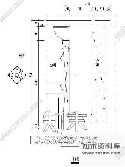 图块/节点某吧台详图施工图下载【ID:832254725】