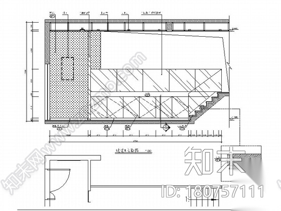 [深圳]黑白色调炫酷样板房施工图（含效果图）cad施工图下载【ID:180757111】