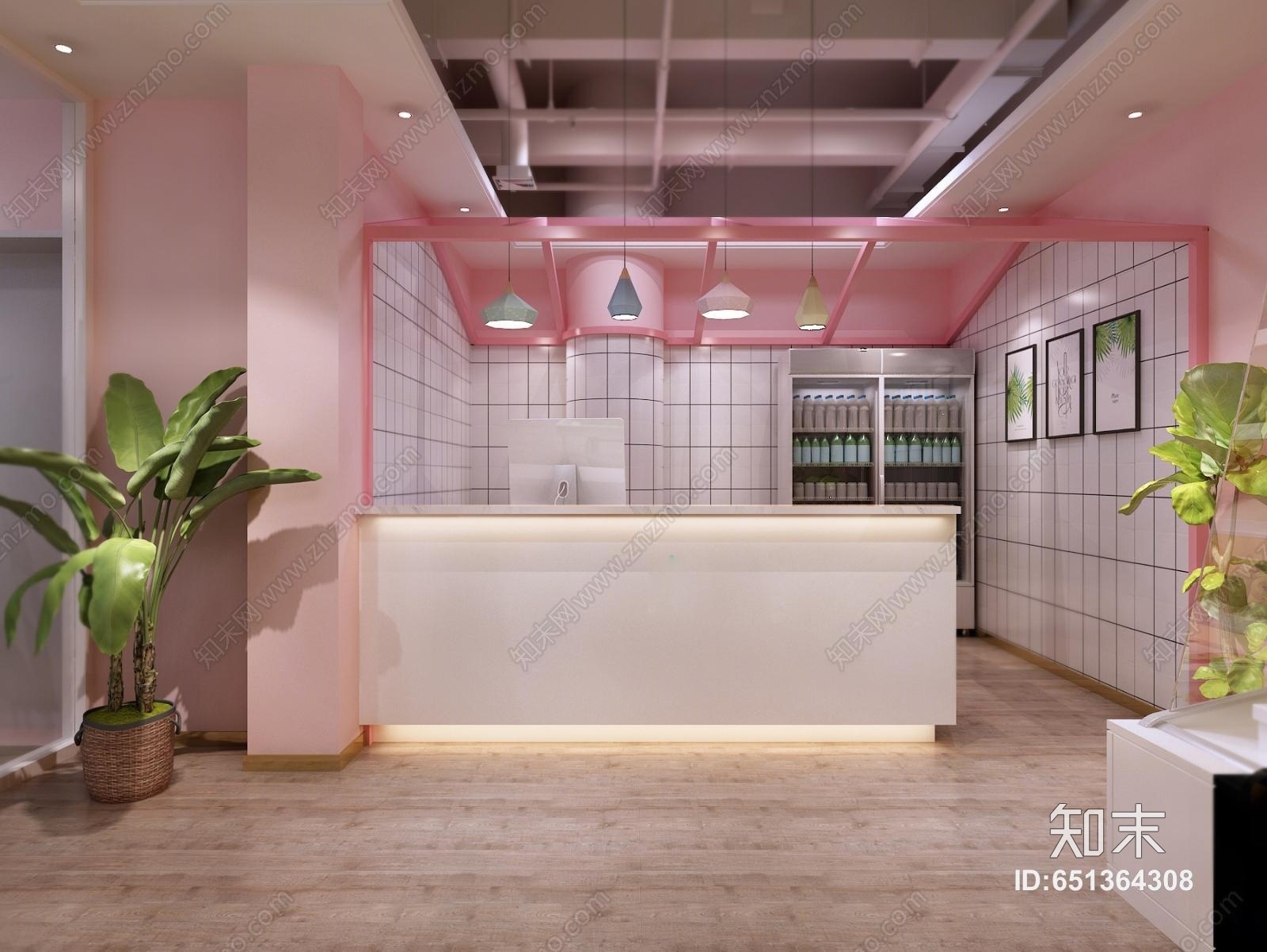 北欧水果店铺专卖店3D模型下载【ID:651364308】