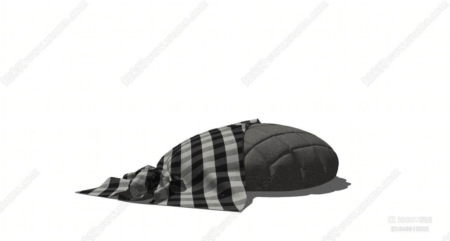 现代坐垫SU模型下载【ID:648813502】