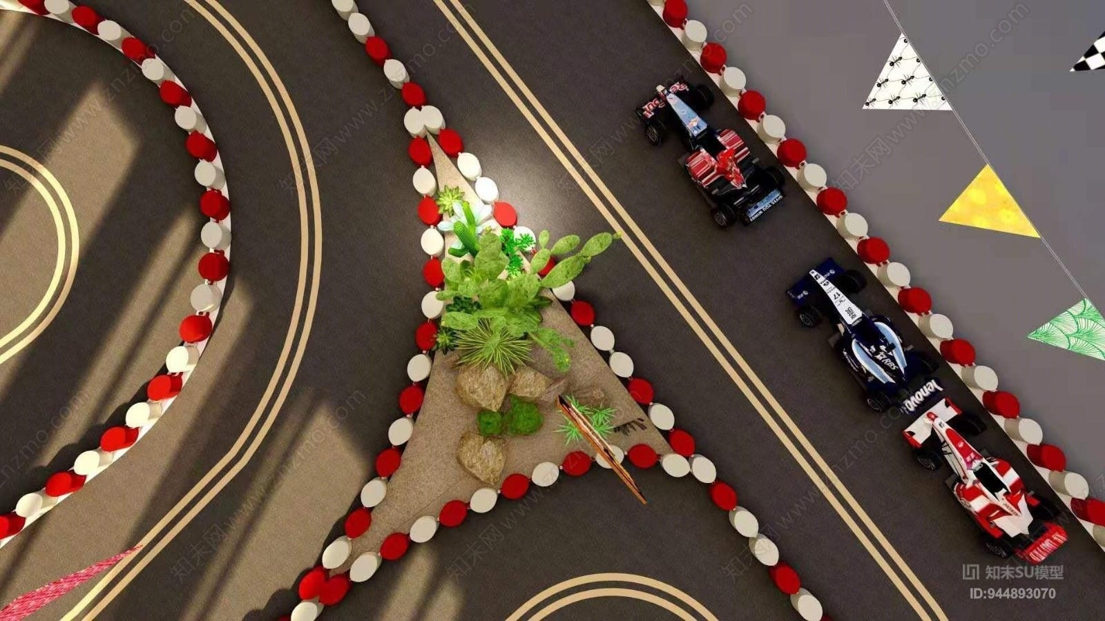 北欧赛车跑道SU模型下载【ID:944893070】