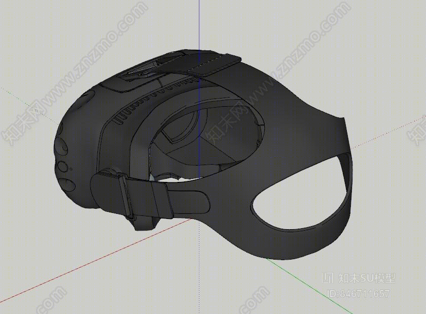 现代VR眼镜SU模型下载【ID:846711657】