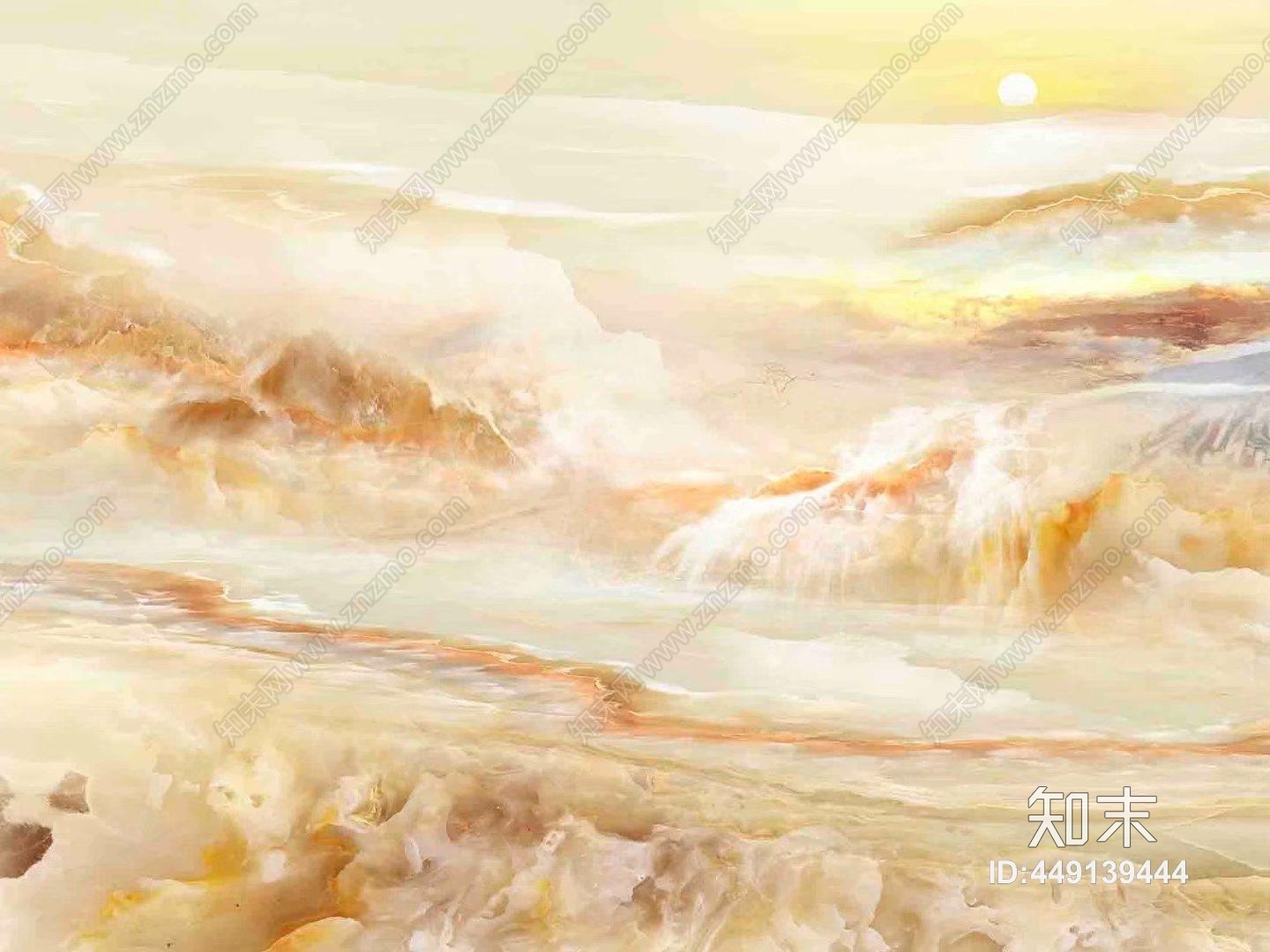 大理石纹山水图彩雕背景墙高清贴图贴图下载【ID:449139444】