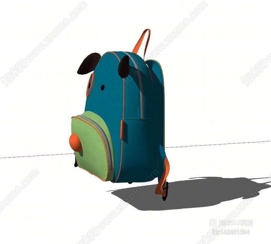 现代背包SU模型下载【ID:142451594】