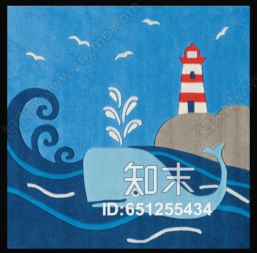 儿童地毯高清贴图材质
