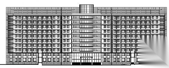 宿迁行政中心某十层办公楼建筑施工图施工图下载【ID:151433168】