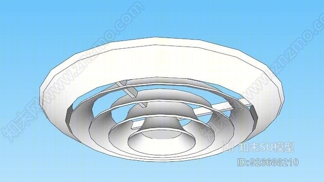 6“天花板扩散器”SU模型下载【ID:926688210】