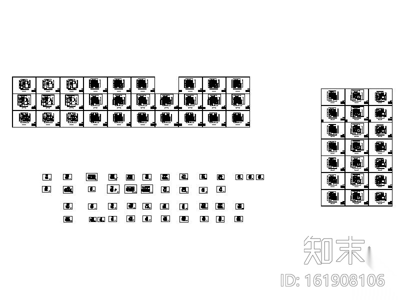 现代二层别墅设计图cad施工图下载【ID:161908106】