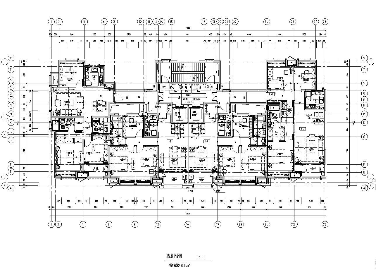 ​[江苏]金域缇香居住区建筑施工图设计cad施工图下载【ID:149544194】