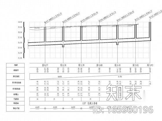 [安徽]1.4公里城市I级市政道路排水平面图cad施工图下载【ID:165960196】