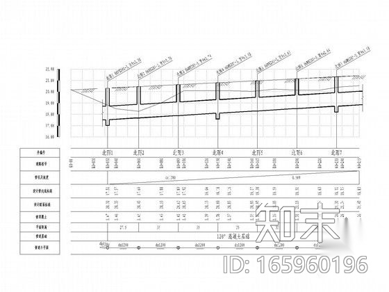 [安徽]1.4公里城市I级市政道路排水平面图cad施工图下载【ID:165960196】