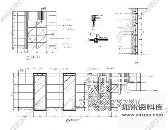 图块/节点电梯厅装修详图Ⅰcad施工图下载【ID:832275750】