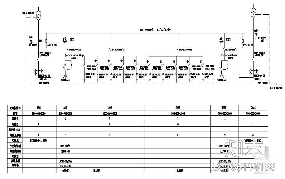 400/630KV箱变全套图纸cad施工图下载【ID:166114138】