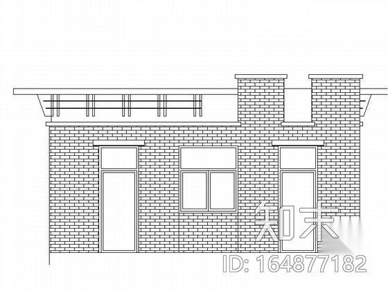 五个公共卫生间厕所建筑施工图下载【ID:164877182】