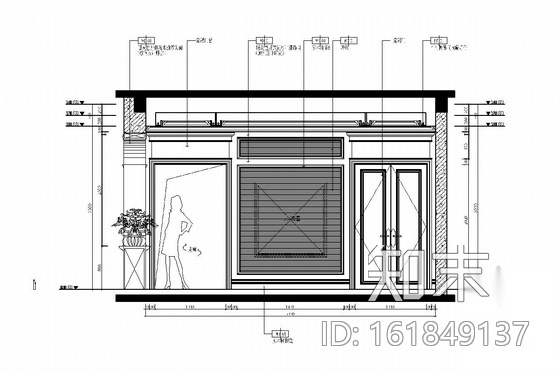 [上海]独栋豪华欧式双层别墅室内装修图cad施工图下载【ID:161849137】