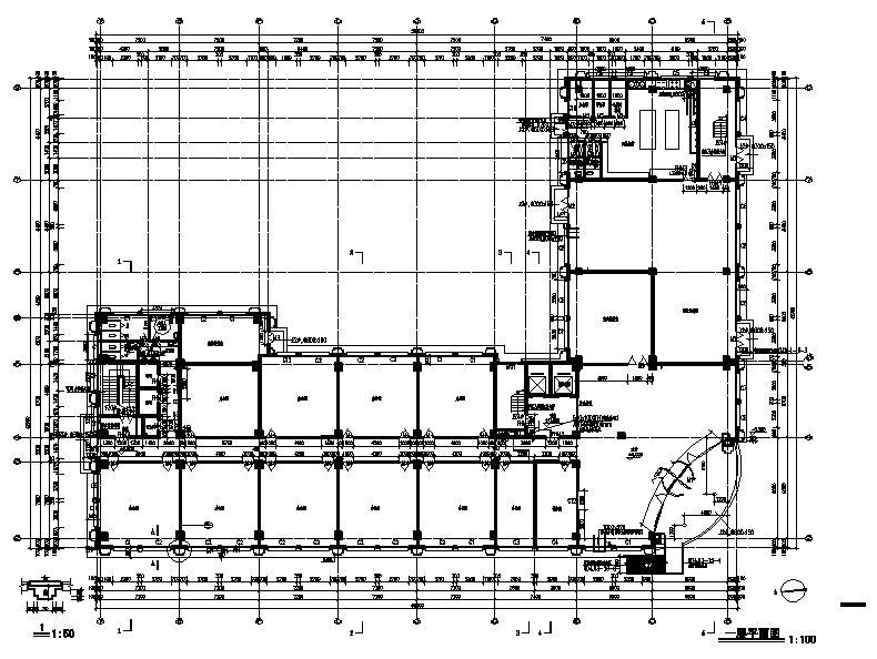 [宁夏]简欧风格值班办公室建筑施工图（含效果图）施工图下载【ID:151408184】