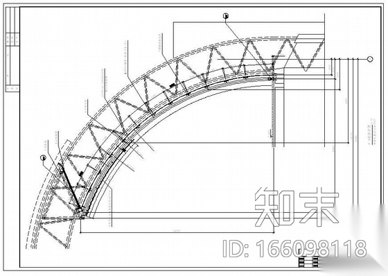 广州某机场航站楼幕墙工程图纸cad施工图下载【ID:166098118】