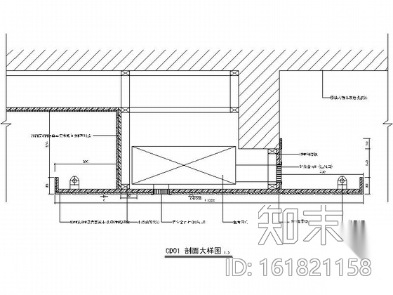 [广东]纯别墅小区高档现代三层别墅装修施工图cad施工图下载【ID:161821158】