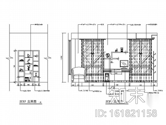 [广东]纯别墅小区高档现代三层别墅装修施工图cad施工图下载【ID:161821158】