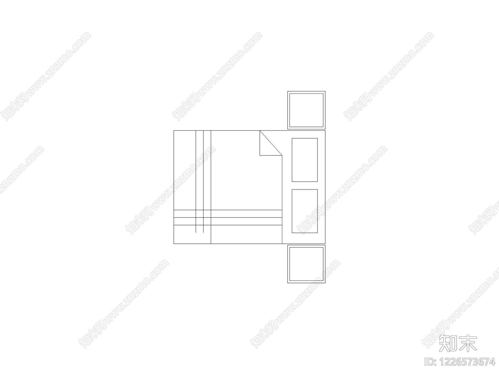 柜子cad施工图下载【ID:1226573674】