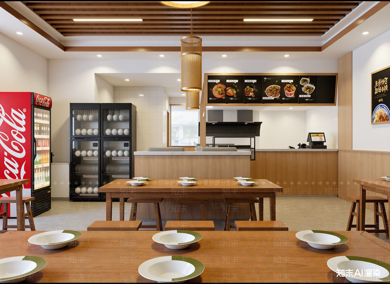 新中式快餐店3D模型下载【ID:1214166135】