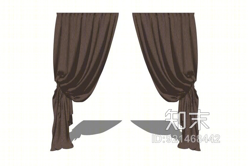 窗帘SU模型下载【ID:921468442】