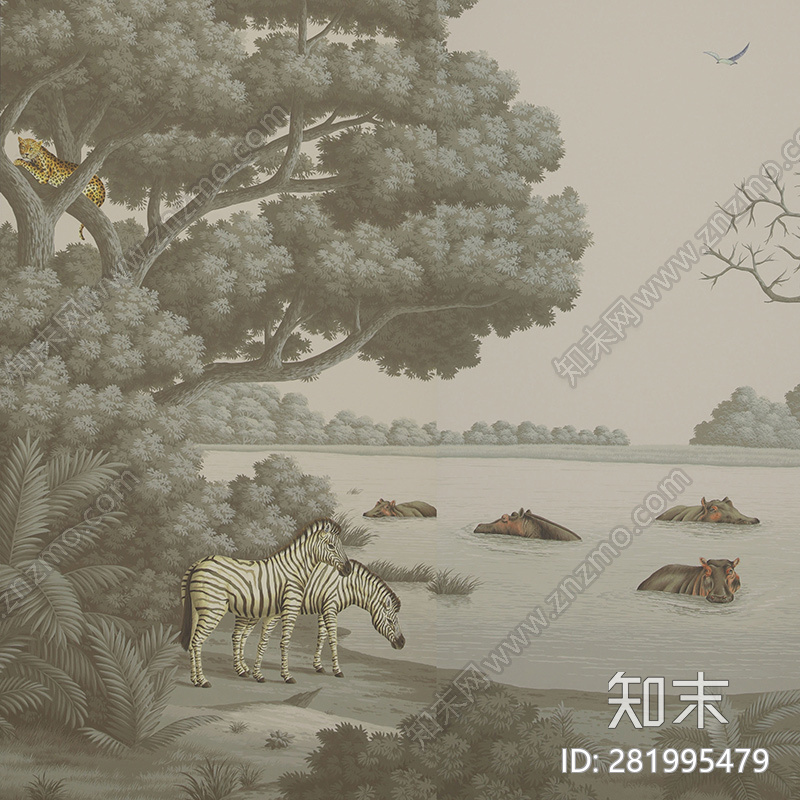 degournay-风景壁画(5)贴图下载【ID:281995479】