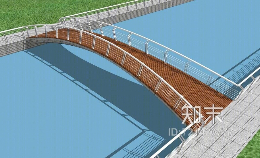 人行天桥SU模型下载【ID:721420777】