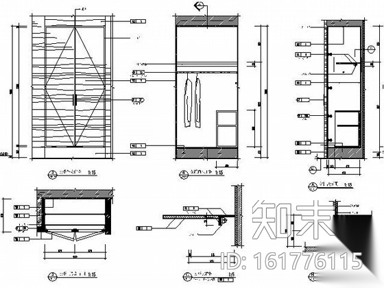 五星酒店中餐小包间施工图施工图下载【ID:161776115】