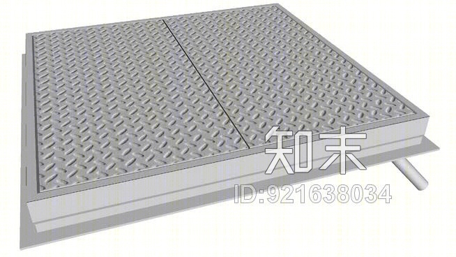 地板和人行道的门-铝SU模型下载【ID:921638034】