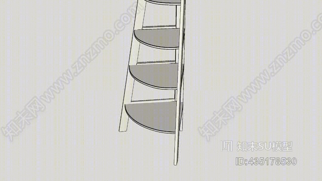 凯特琳64“角单元书柜SU模型下载【ID:435178530】