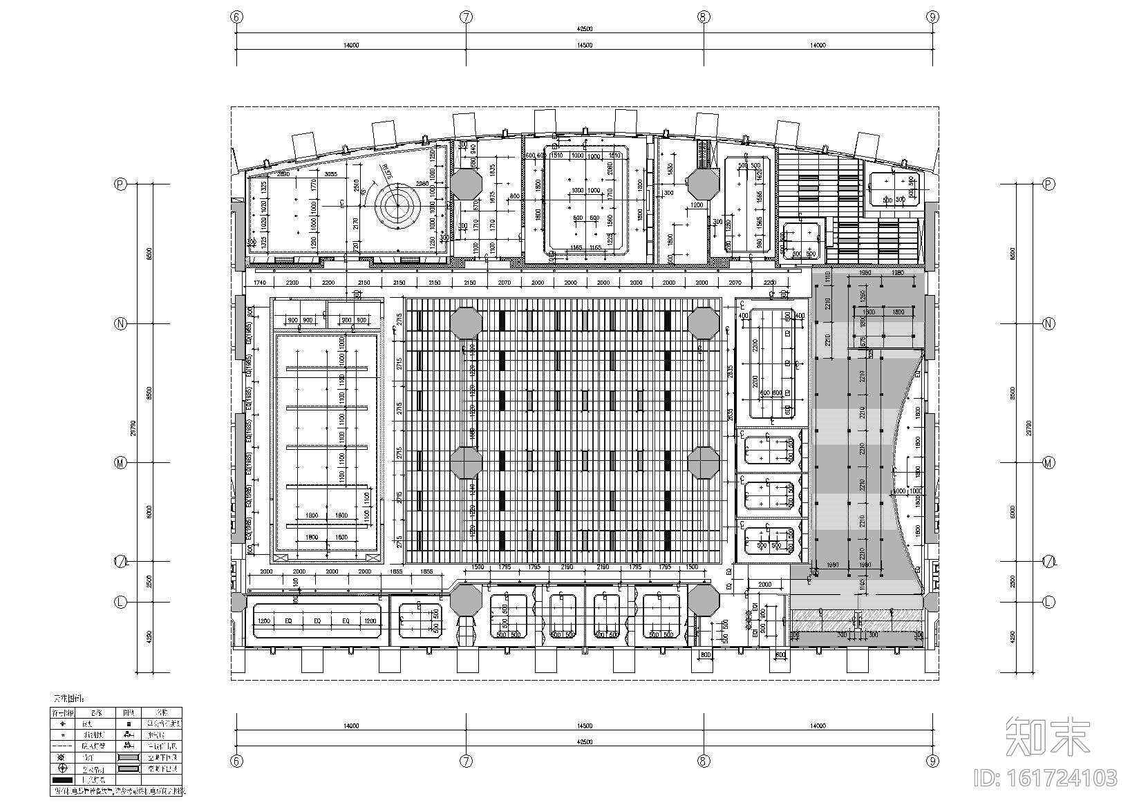 [广东]融通华都办公室空间室内设计竣工图施工图下载【ID:161724103】