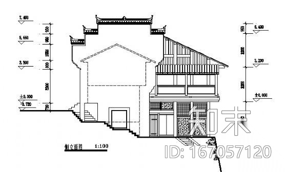 某古镇建筑测绘图施工图下载【ID:167057120】