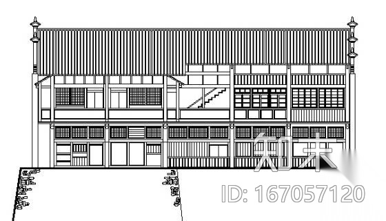 某古镇建筑测绘图施工图下载【ID:167057120】