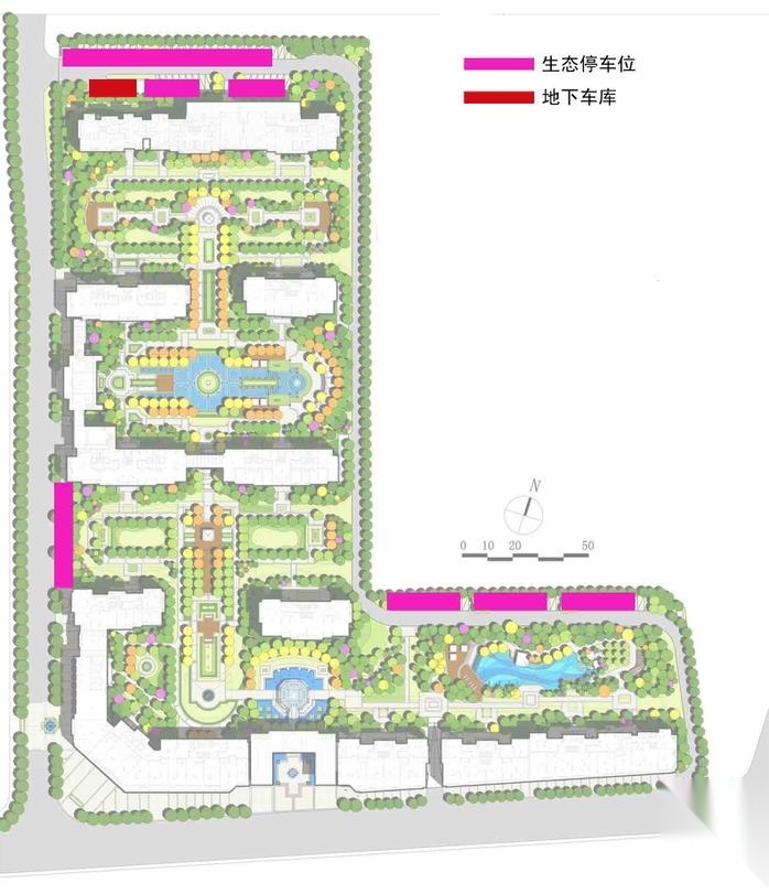 [浙江]杭州莱骏置业泊悦府小区景观规划设计方案（豪华高...施工图下载【ID:161069188】