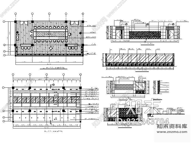 图块/节点120平会议室装饰详图cad施工图下载【ID:832243704】