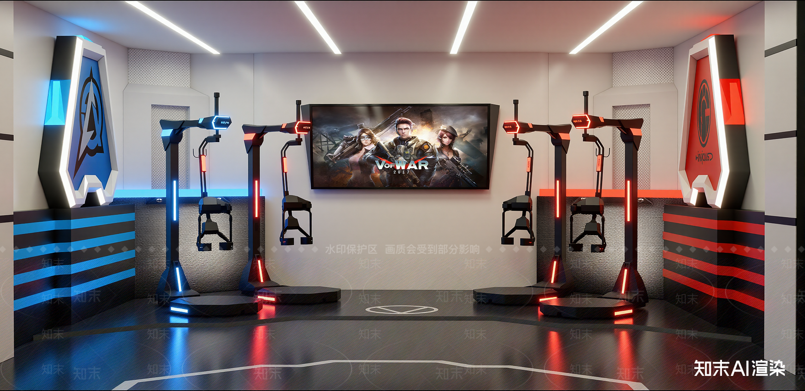 现代其他休闲娱乐空间SU模型下载【ID:1215965070】