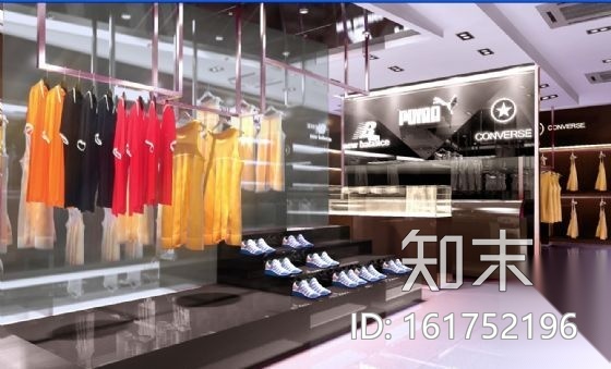 [苏州]某知名运动品牌专卖店装修图（含效果）cad施工图下载【ID:161752196】