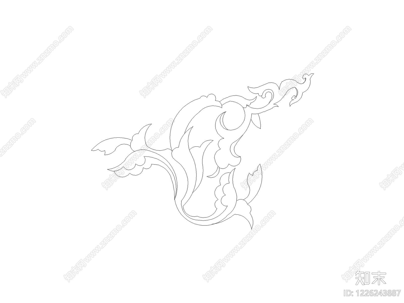 雕塑装饰构件CAD图纸