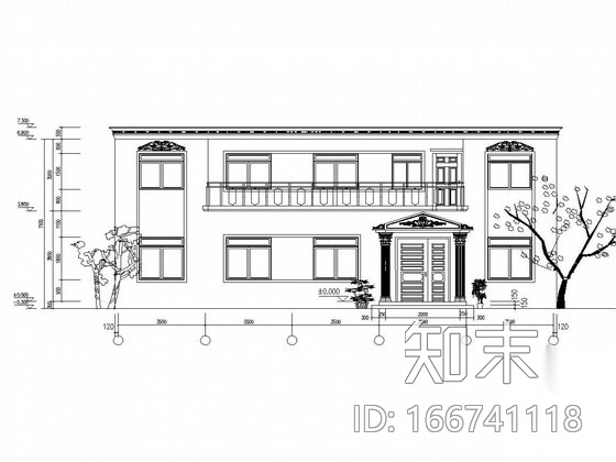 [河南]两层砖混结构农村自住房结构施工图施工图下载【ID:166741118】