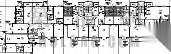 某十层层住宅楼建筑施工图cad施工图下载【ID:149853188】