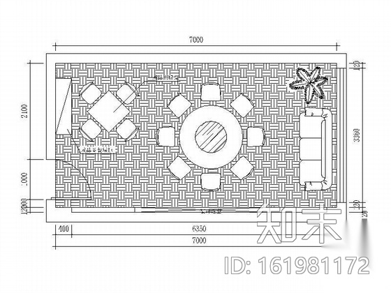 酒店设计图（迎宾厅及包厢）cad施工图下载【ID:161981172】