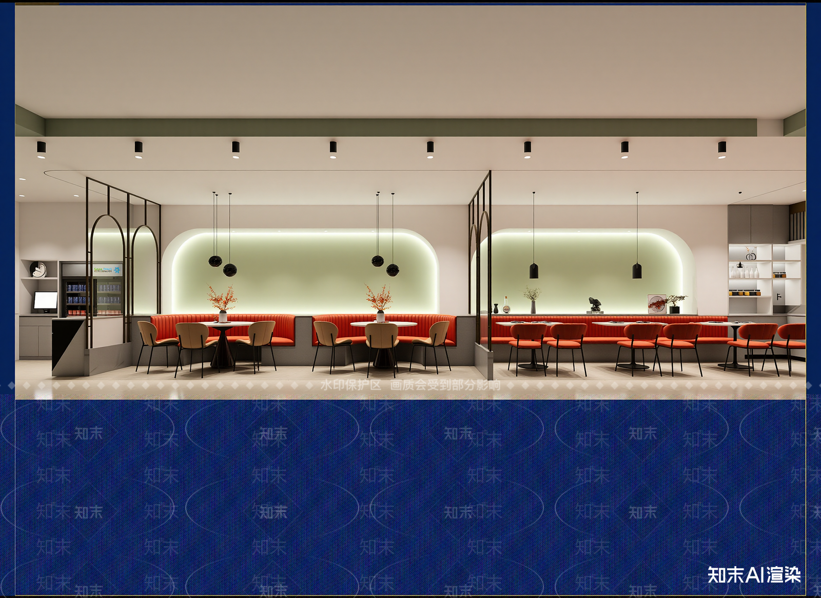 现代咖啡厅3D模型下载【ID:1214992452】
