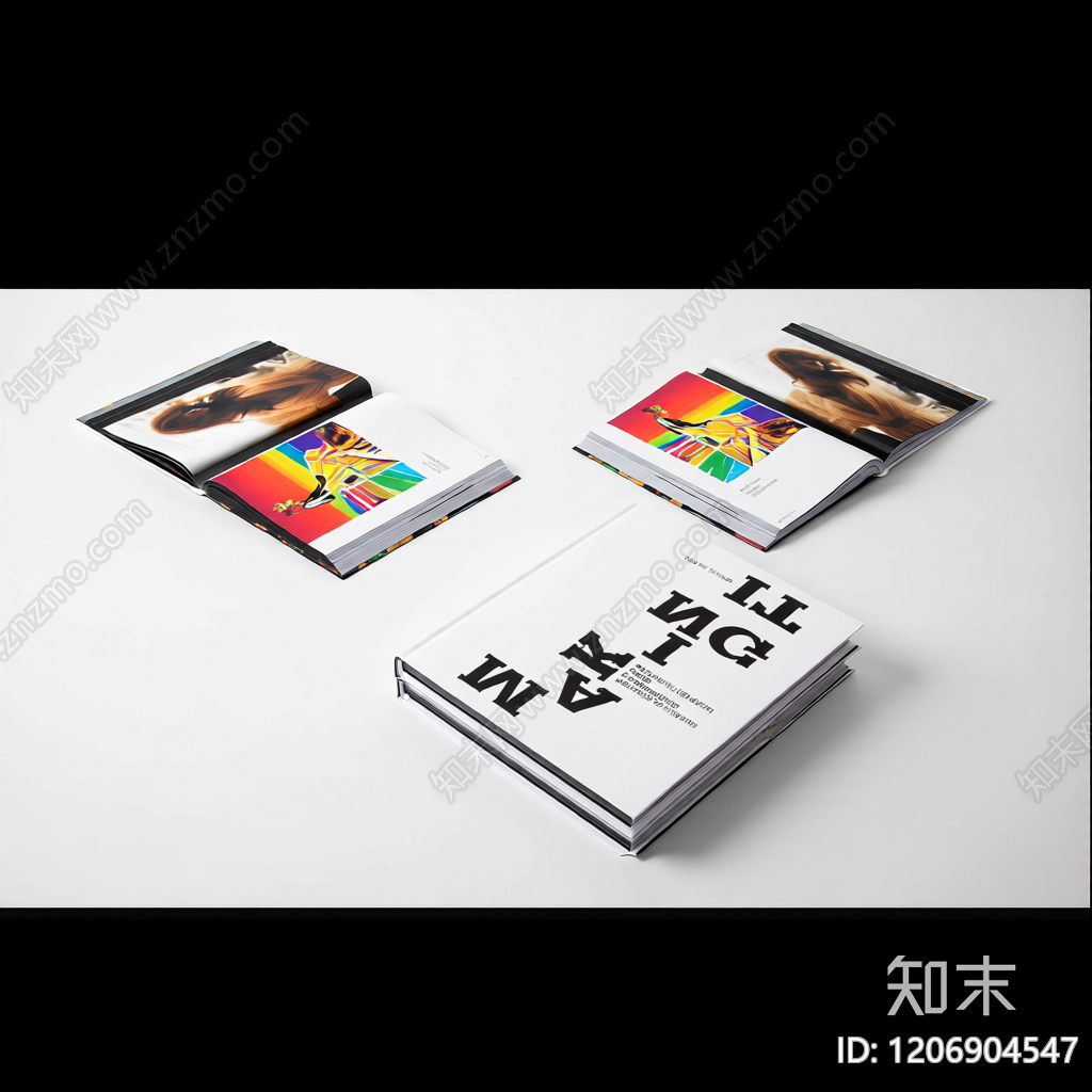 书籍堆叠装饰品3D模型下载【ID:1206904547】