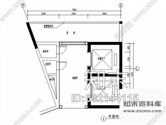 施工图广州南湖某花园洋房标准层电梯间装修图含选材表施工图下载【ID:632144115】