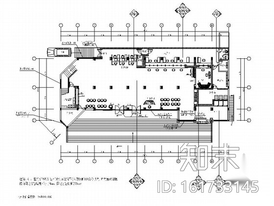 [瑞安]现代农村合作银行室内CAD装修图cad施工图下载【ID:161733145】