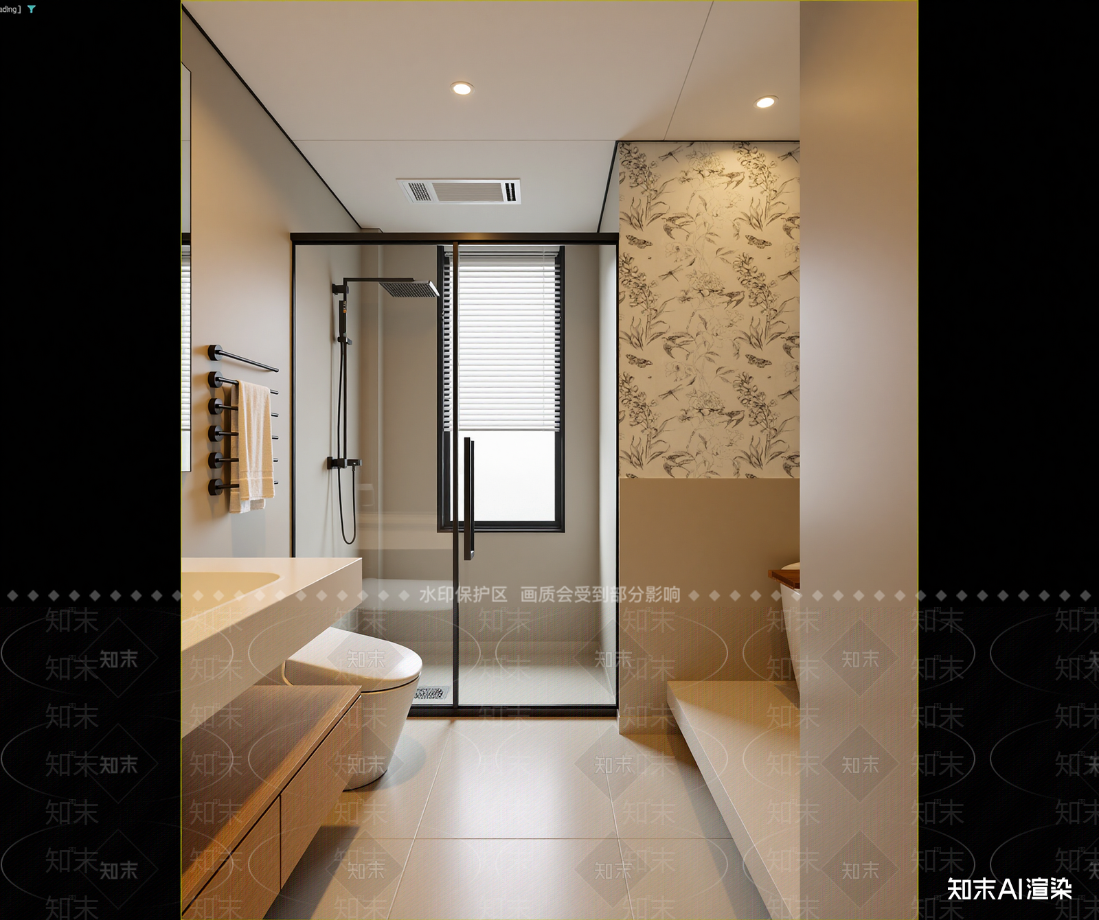 现代卫生间3D模型下载【ID:1214924675】