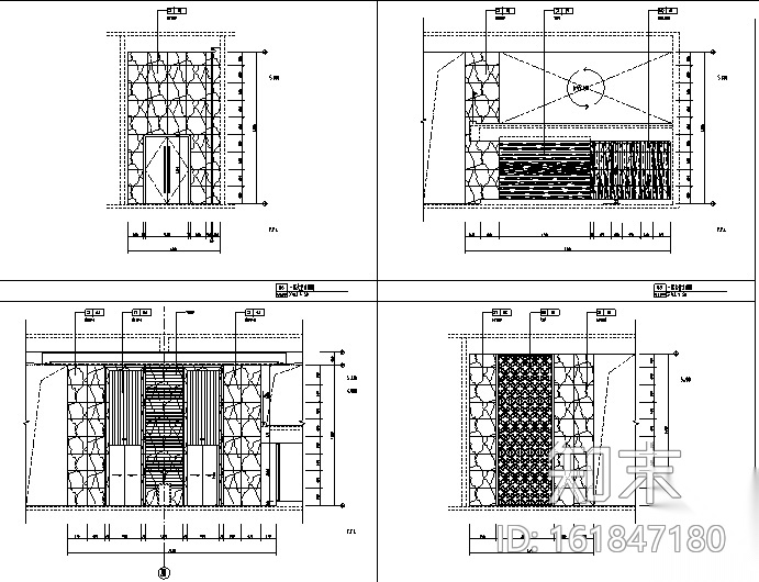 [湖北]假日酒店设计施工图（附效果图）cad施工图下载【ID:161847180】